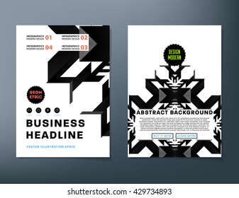 Abstract Background. Geometric Shapes and Frames for Presentation, Annual Reports, Flyers, Brochures, Leaflets, Posters, Business Cards and Document Cover Pages Design. A4 Title Sheet Template.