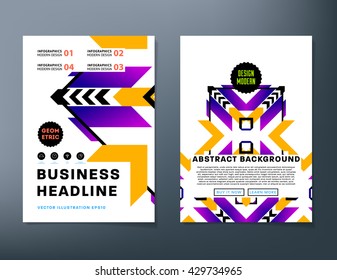 Abstract Background. Geometric Shapes and Frames for Presentation, Annual Reports, Flyers, Brochures, Leaflets, Posters, Business Cards and Document Cover Pages Design. A4 Title Sheet Template.