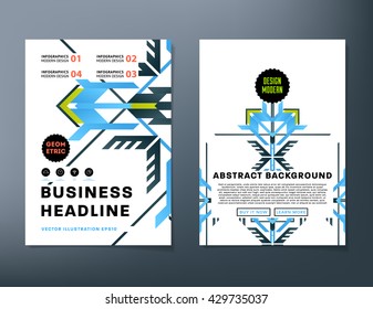 Abstract Background. Geometric Shapes and Frames for Presentation, Annual Reports, Flyers, Brochures, Leaflets, Posters, Business Cards and Document Cover Pages Design. A4 Title Sheet Template.