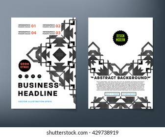 Abstract Background. Geometric Shapes and Frames for Presentation, Annual Reports, Flyers, Brochures, Leaflets, Posters, Business Cards and Document Cover Pages Design. A4 Title Sheet Template