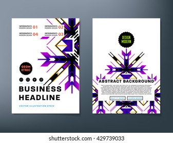 Abstract Background. Geometric Shapes and Frames for Presentation, Annual Reports, Flyers, Brochures, Leaflets, Posters, Business Cards and Document Cover Pages Design. A4 Title Sheet Template