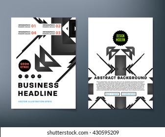 Abstract Background. Geometric Shapes and Frames for Presentation, Annual Reports, Flyers, Brochures, Leaflets, Posters, Business Cards and Document Cover Pages Design. A4 Title Sheet Template