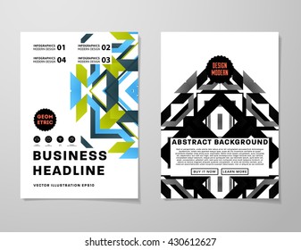 Abstract Background. Geometric Shapes and Frames for Presentation, Annual Reports, Flyers, Brochures, Leaflets, Posters, Business Cards and Document Cover Pages Design. A4 Title Sheet Template