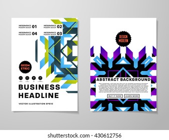 Abstract Background. Geometric Shapes and Frames for Presentation, Annual Reports, Flyers, Brochures, Leaflets, Posters, Business Cards and Document Cover Pages Design. A4 Title Sheet Template