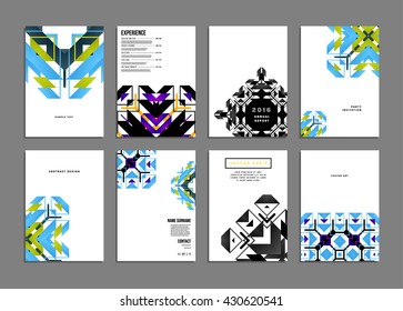 Abstract Background. Geometric Shapes and Frames for Presentation, Annual Reports, Flyers, Brochures, Leaflets, Posters, Business Cards and Document Cover Pages Design. A4 Title Sheet Template