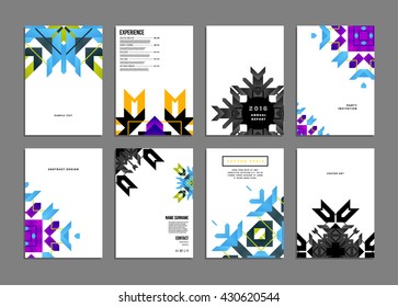 Abstract Background. Geometric Shapes and Frames for Presentation, Annual Reports, Flyers, Brochures, Leaflets, Posters, Business Cards and Document Cover Pages Design. A4 Title Sheet Template