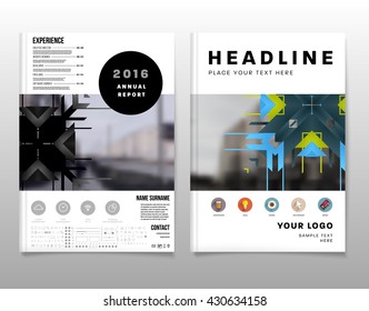 Abstract Background. Geometric Shapes and Frames for Presentation, Annual Reports, Flyers, Brochures, Leaflets, Posters, Business Cards and Document Cover Pages Design. A4 Title Sheet Template