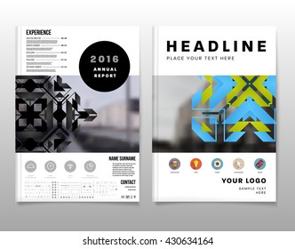 Abstract Background. Geometric Shapes and Frames for Presentation, Annual Reports, Flyers, Brochures, Leaflets, Posters, Business Cards and Document Cover Pages Design. A4 Title Sheet Template