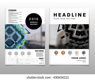 Abstract Background. Geometric Shapes and Frames for Presentation, Annual Reports, Flyers, Brochures, Leaflets, Posters, Business Cards and Document Cover Pages Design. A4 Title Sheet Template