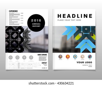 Abstract Background. Geometric Shapes and Frames for Presentation, Annual Reports, Flyers, Brochures, Leaflets, Posters, Business Cards and Document Cover Pages Design. A4 Title Sheet Template