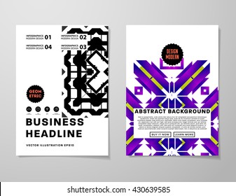 Abstract Background. Geometric Shapes and Frames for Presentation, Annual Reports, Flyers, Brochures, Leaflets, Posters, Business Cards and Document Cover Pages Design. A4 Title Sheet Template