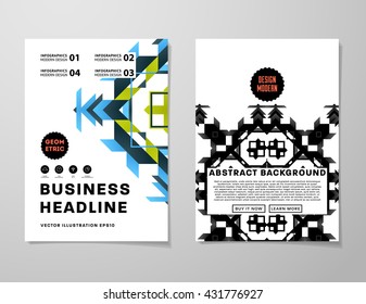 Abstract Background. Geometric Shapes and Frames for Presentation, Annual Reports, Flyers, Brochures, Leaflets, Posters, Business Cards and Document Cover Pages Design. A4 Title Sheet Template.