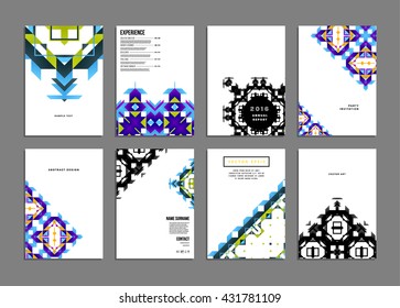 Abstract Background. Geometric Shapes and Frames for Presentation, Annual Reports, Flyers, Brochures, Leaflets, Posters, Business Cards and Document Cover Pages Design. A4 Title Sheet Template.