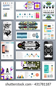 Abstract Background. Geometric Shapes and Frames for Presentation, Annual Reports, Flyers, Brochures, Leaflets, Posters, Business Cards and Document Cover Pages Design. A4 Title Sheet Template.