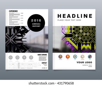Abstract Background. Geometric Shapes and Frames for Presentation, Annual Reports, Flyers, Brochures, Leaflets, Posters, Business Cards and Document Cover Pages Design. A4 Title Sheet Template.