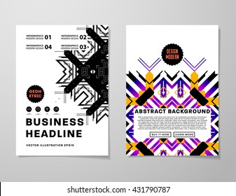 Abstract Background. Geometric Shapes and Frames for Presentation, Annual Reports, Flyers, Brochures, Leaflets, Posters, Business Cards and Document Cover Pages Design. A4 Title Sheet Template.