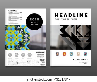 Abstract Background. Geometric Shapes and Frames for Presentation, Annual Reports, Flyers, Brochures, Leaflets, Posters, Business Cards and Document Cover Pages Design. A4 Title Sheet Template.