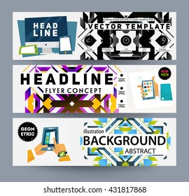 Abstract Background. Geometric Shapes and Frames for Presentation, Annual Reports, Flyers, Brochures, Leaflets, Posters, Business Cards and Document Cover Pages Design.