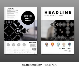 Abstract Background. Geometric Shapes and Frames for Presentation, Annual Reports, Flyers, Brochures, Leaflets, Posters, Business Cards and Document Cover Pages Design. A4 Title Sheet Template.