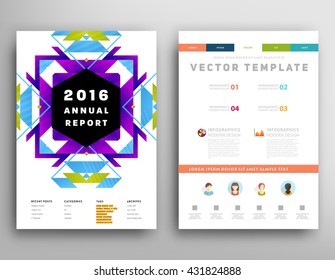 Abstract Background. Geometric Shapes and Frames for Presentation, Annual Reports, Flyers, Brochures, Leaflets, Posters, Business Cards and Document Cover Pages Design. A4 Title Sheet Template.