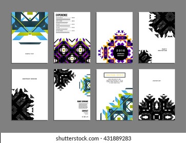 Abstract Background. Geometric Shapes and Frames for Presentation, Annual Reports, Flyers, Brochures, Leaflets, Posters, Business Cards and Document Cover Pages Design. A4 Title Sheet Template.