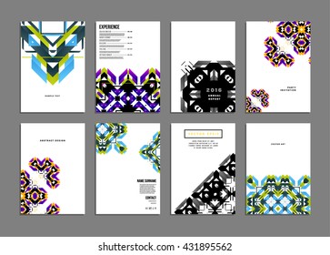 Abstract Background. Geometric Shapes and Frames for Presentation, Annual Reports, Flyers, Brochures, Leaflets, Posters, Business Cards and Document Cover Pages Design. A4 Title Sheet Template.