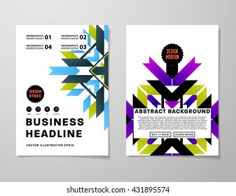 Abstract Background. Geometric Shapes and Frames for Presentation, Annual Reports, Flyers, Brochures, Leaflets, Posters, Business Cards and Document Cover Pages Design. A4 Title Sheet Template.