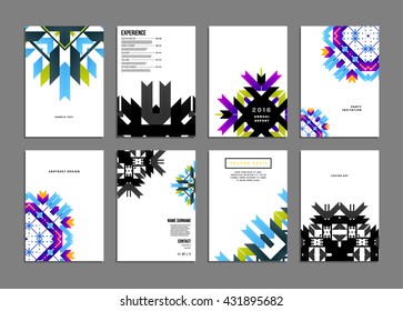 Abstract Background. Geometric Shapes and Frames for Presentation, Annual Reports, Flyers, Brochures, Leaflets, Posters, Business Cards and Document Cover Pages Design. A4 Title Sheet Template.