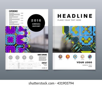 Abstract Background. Geometric Shapes and Frames for Presentation, Annual Reports, Flyers, Brochures, Leaflets, Posters, Business Cards and Document Cover Pages Design. A4 Title Sheet Template.