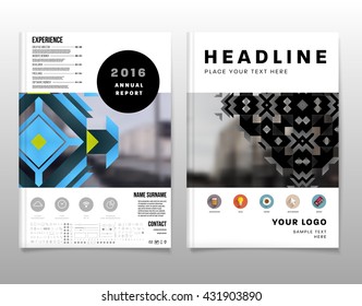 Abstract Background. Geometric Shapes and Frames for Presentation, Annual Reports, Flyers, Brochures, Leaflets, Posters, Business Cards and Document Cover Pages Design. A4 Title Sheet Template.