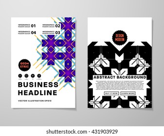 Abstract Background. Geometric Shapes and Frames for Presentation, Annual Reports, Flyers, Brochures, Leaflets, Posters, Business Cards and Document Cover Pages Design. A4 Title Sheet Template.