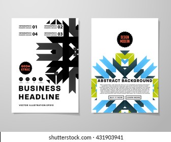 Abstract Background. Geometric Shapes and Frames for Presentation, Annual Reports, Flyers, Brochures, Leaflets, Posters, Business Cards and Document Cover Pages Design. A4 Title Sheet Template.