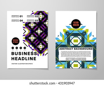 Abstract Background. Geometric Shapes and Frames for Presentation, Annual Reports, Flyers, Brochures, Leaflets, Posters, Business Cards and Document Cover Pages Design. A4 Title Sheet Template.