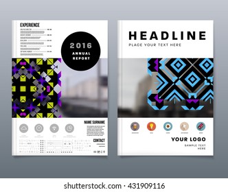 Abstract Background. Geometric Shapes and Frames for Presentation, Annual Reports, Flyers, Brochures, Leaflets, Posters, Business Cards and Document Cover Pages Design. A4 Title Sheet Template.