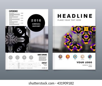 Abstract Background. Geometric Shapes and Frames for Presentation, Annual Reports, Flyers, Brochures, Leaflets, Posters, Business Cards and Document Cover Pages Design. A4 Title Sheet Template.