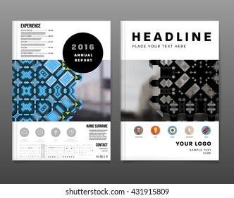 Abstract Background. Geometric Shapes and Frames for Presentation, Annual Reports, Flyers, Brochures, Leaflets, Posters, Business Cards and Document Cover Pages Design. A4 Title Sheet Template.