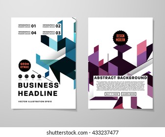 Abstract Background. Geometric Shapes and Frames for Presentation, Annual Reports, Flyers, Brochures, Leaflets, Posters, Business Cards and Document Cover Pages Design. A4 Title Sheet Template