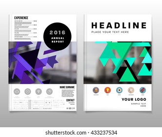 Abstract Background. Geometric Shapes and Frames for Presentation, Annual Reports, Flyers, Brochures, Leaflets, Posters, Business Cards and Document Cover Pages Design. A4 Title Sheet Template