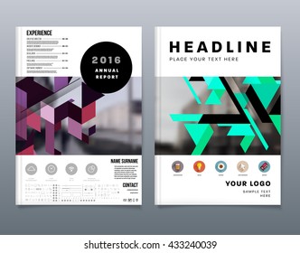 Abstract Background. Geometric Shapes and Frames for Presentation, Annual Reports, Flyers, Brochures, Leaflets, Posters, Business Cards and Document Cover Pages Design. A4 Title Sheet Template.