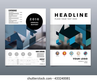 Abstract Background. Geometric Shapes and Frames for Presentation, Annual Reports, Flyers, Brochures, Leaflets, Posters, Business Cards and Document Cover Pages Design. A4 Title Sheet Template.