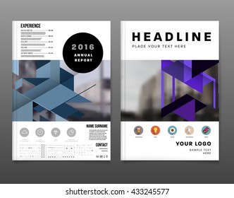 Abstract Background. Geometric Shapes and Frames for Presentation, Annual Reports, Flyers, Brochures, Leaflets, Posters, Business Cards and Document Cover Pages Design. A4 Title Sheet Template