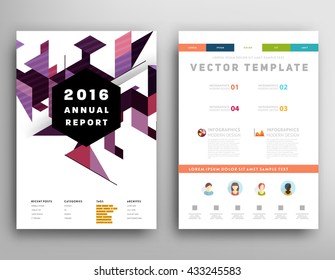 Abstract Background. Geometric Shapes and Frames for Presentation, Annual Reports, Flyers, Brochures, Leaflets, Posters, Business Cards and Document Cover Pages Design. A4 Title Sheet Template