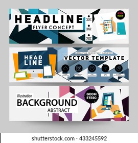 Abstract Background. Geometric Shapes and Frames for Presentation, Annual Reports, Flyers, Brochures, Leaflets, Posters, Business Cards and Document Cover Pages Design. A4 Title Sheet Template