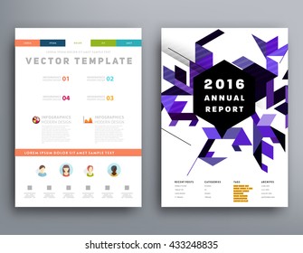 Abstract Background. Geometric Shapes and Frames for Presentation, Annual Reports, Flyers, Brochures, Leaflets, Posters, Business Cards and Document Cover Pages Design. A4 Title Sheet Template
