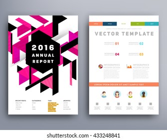 Abstract Background. Geometric Shapes and Frames for Presentation, Annual Reports, Flyers, Brochures, Leaflets, Posters, Business Cards and Document Cover Pages Design. A4 Title Sheet Template