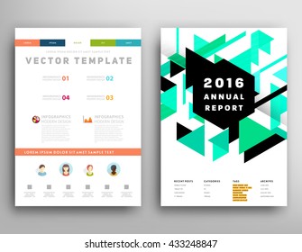 Abstract Background. Geometric Shapes and Frames for Presentation, Annual Reports, Flyers, Brochures, Leaflets, Posters, Business Cards and Document Cover Pages Design. A4 Title Sheet Template