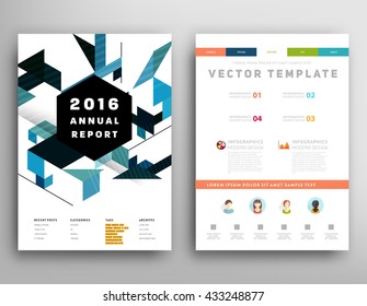 Abstract Background. Geometric Shapes and Frames for Presentation, Annual Reports, Flyers, Brochures, Leaflets, Posters, Business Cards and Document Cover Pages Design. A4 Title Sheet Template