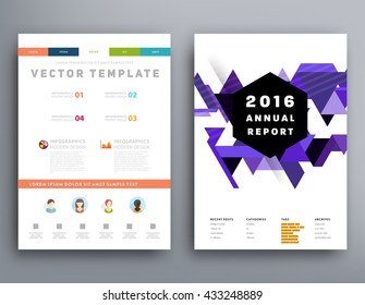 Abstract Background. Geometric Shapes and Frames for Presentation, Annual Reports, Flyers, Brochures, Leaflets, Posters, Business Cards and Document Cover Pages Design. A4 Title Sheet Template