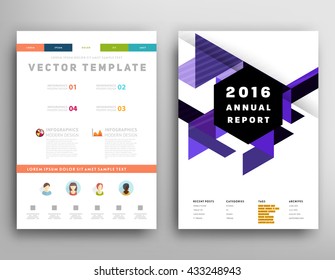 Abstract Background. Geometric Shapes and Frames for Presentation, Annual Reports, Flyers, Brochures, Leaflets, Posters, Business Cards and Document Cover Pages Design. A4 Title Sheet Template