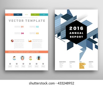 Abstract Background. Geometric Shapes and Frames for Presentation, Annual Reports, Flyers, Brochures, Leaflets, Posters, Business Cards and Document Cover Pages Design. A4 Title Sheet Template